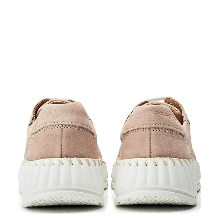 Wedge Trainers Women Moda In Pelle Shoon Sh Riyah Beige Leather