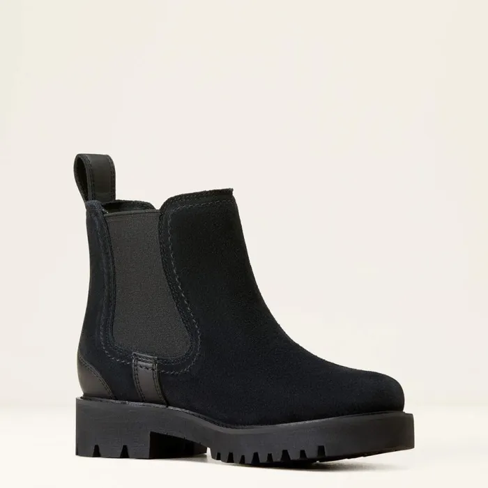 Wexford Lug Waterproof Chelsea Boot Black Women Ariat Booties Wexford Lug Waterproof Chelsea Boot Black Women Ariat Booties
