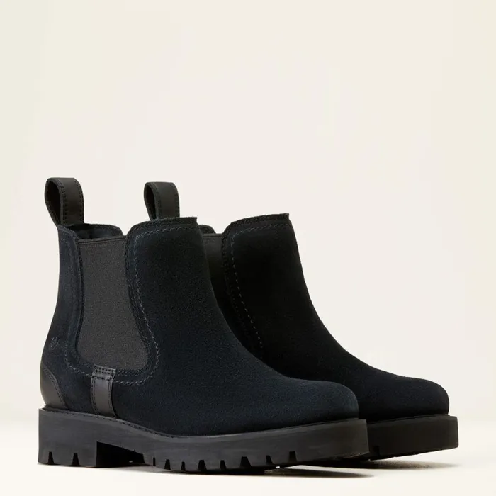 Wexford Lug Waterproof Chelsea Boot Black Women Ariat Booties Wexford Lug Waterproof Chelsea Boot Black Women Ariat Booties
