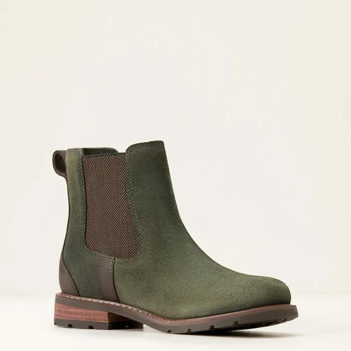 Wexford Waterproof Chelsea Boot Olive Women Ariat Booties Wexford Waterproof Chelsea Boot Olive Women Ariat Booties