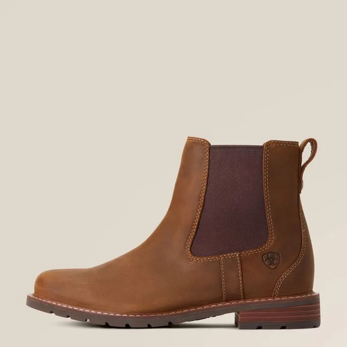 Wexford Waterproof Chelsea Boot Weathered Brown Women Ariat Booties Wexford Waterproof Chelsea Boot Weathered Brown Women Ariat Booties