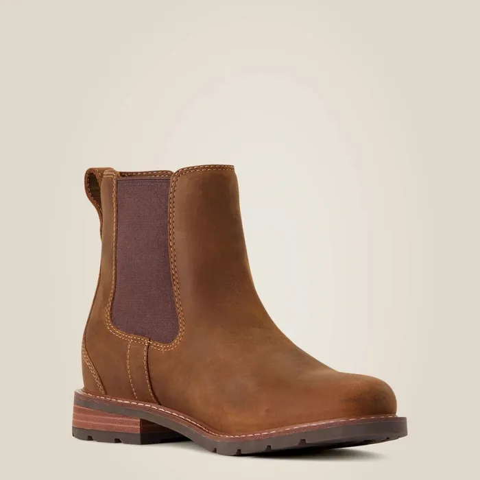 Wexford Waterproof Chelsea Boot Weathered Brown Women Ariat Booties Wexford Waterproof Chelsea Boot Weathered Brown Women Ariat Booties