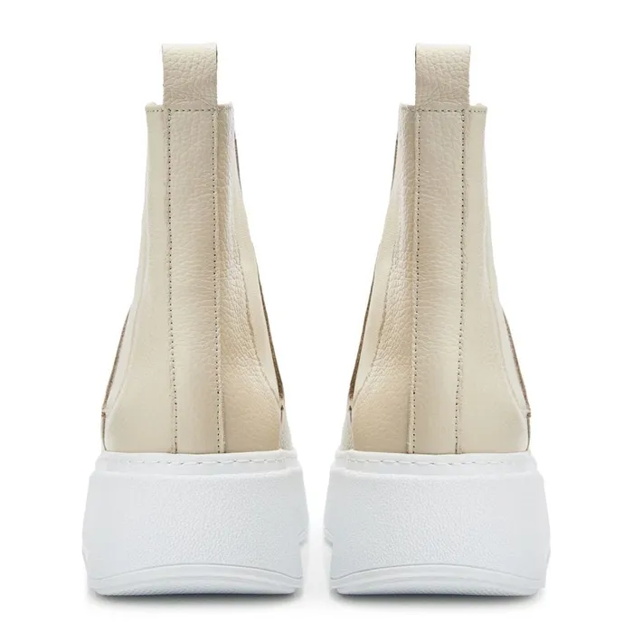 White Boots Women Moda In Pelle Bsoleful BLevi Off White Leather White Boots Women Moda In Pelle Bsoleful BLevi Off White Leather