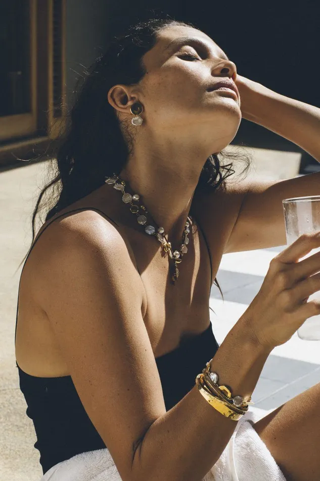 White Keshi Pearl Bracelet Women Chan Luu Bracelets