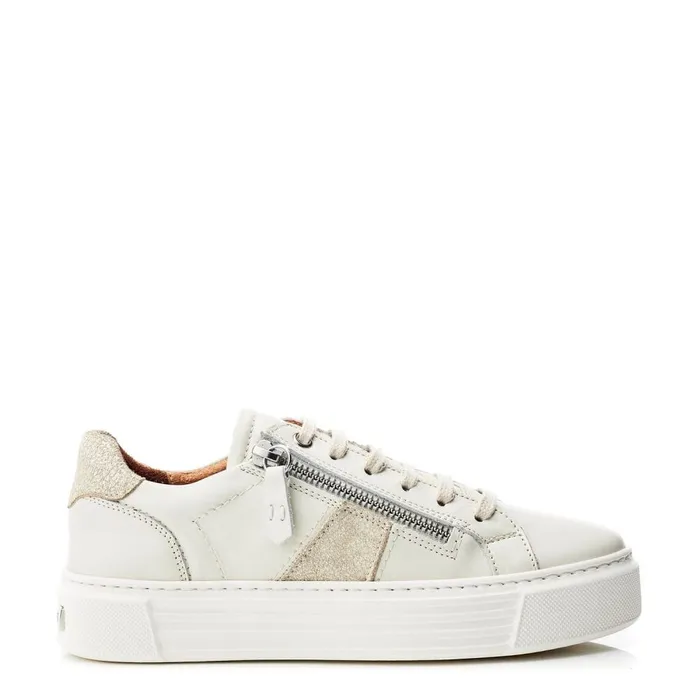 White Trainers Women Moda In Pelle Shoon Sh Ely Off White Leather