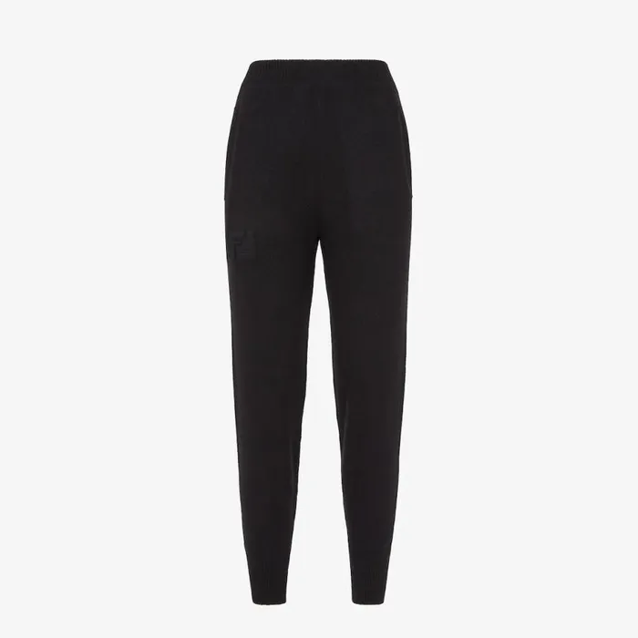 Woman Black EcoCashmere Trousers Black Fendi Knitwear