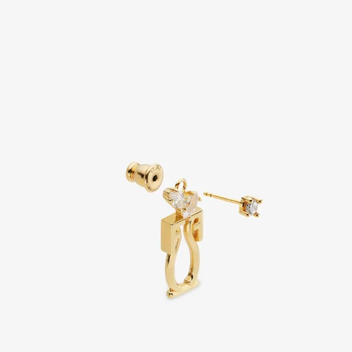 Woman GoldColour Aquarius Set Gold Fendi Necklaces