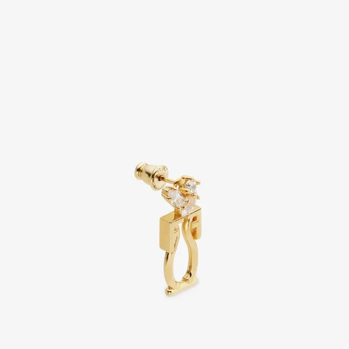 Woman GoldColour Aquarius Set Gold Fendi Necklaces