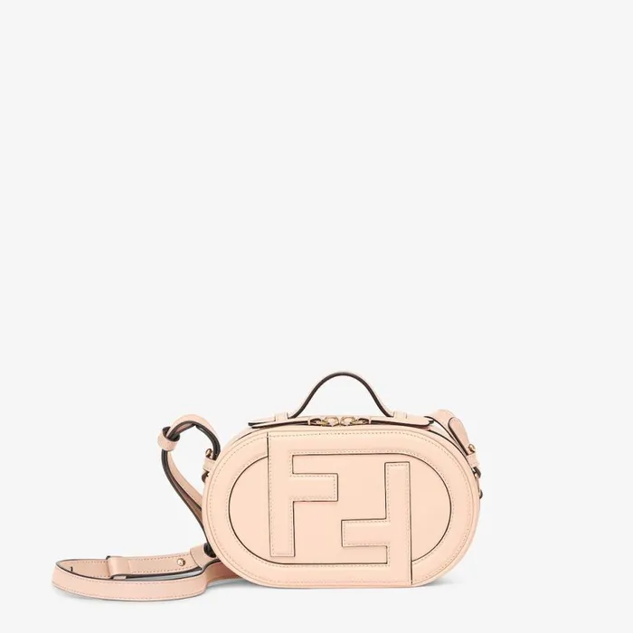 Woman Pale Pink Leather Mini Bag Pink Fendi Mini Bags