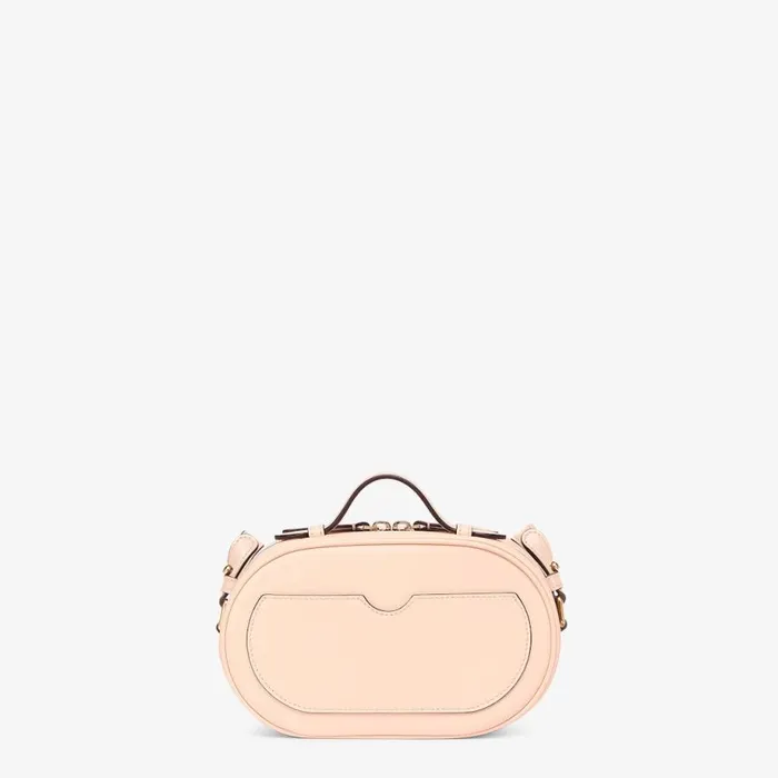 Woman Pale Pink Leather Mini Bag Pink Fendi Mini Bags