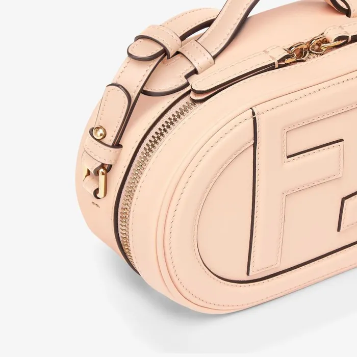 Woman Pale Pink Leather Mini Bag Pink Fendi Mini Bags
