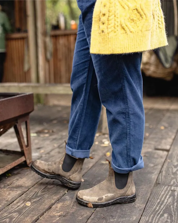 Women Bottoms Passenger Compass Recycled Corduroy Trouser Dark Denim Dark Denim