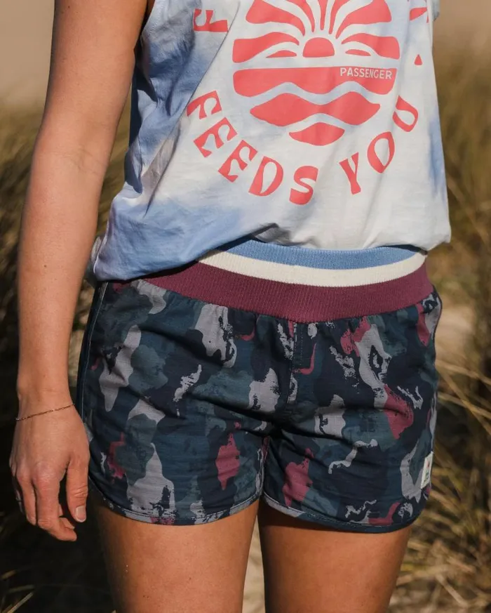 Women Bottoms Passenger Explore All Purpose Shorts Sycamore Camo Sycamore Camo