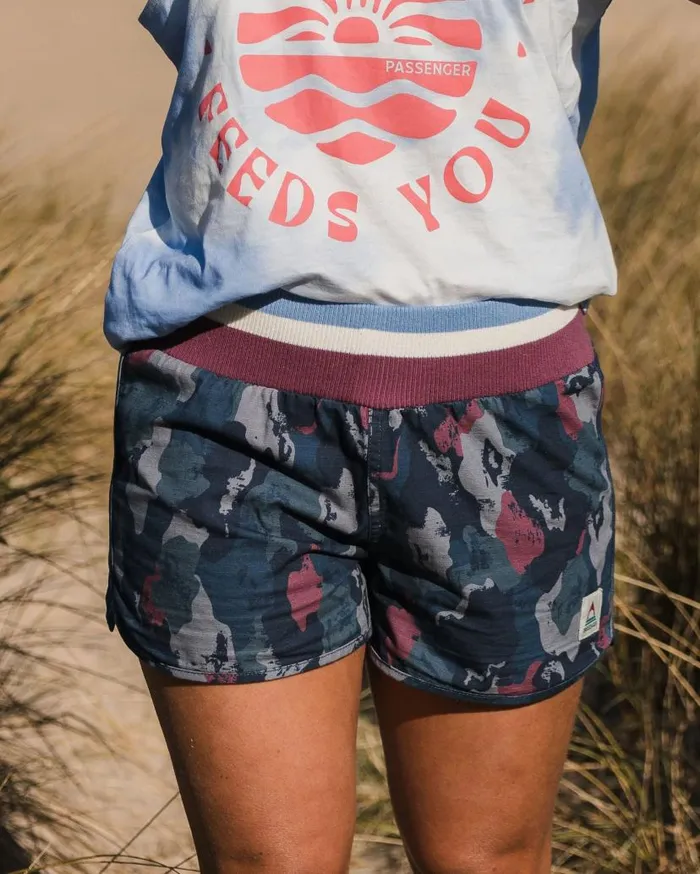 Women Bottoms Passenger Explore All Purpose Shorts Sycamore Camo Sycamore Camo