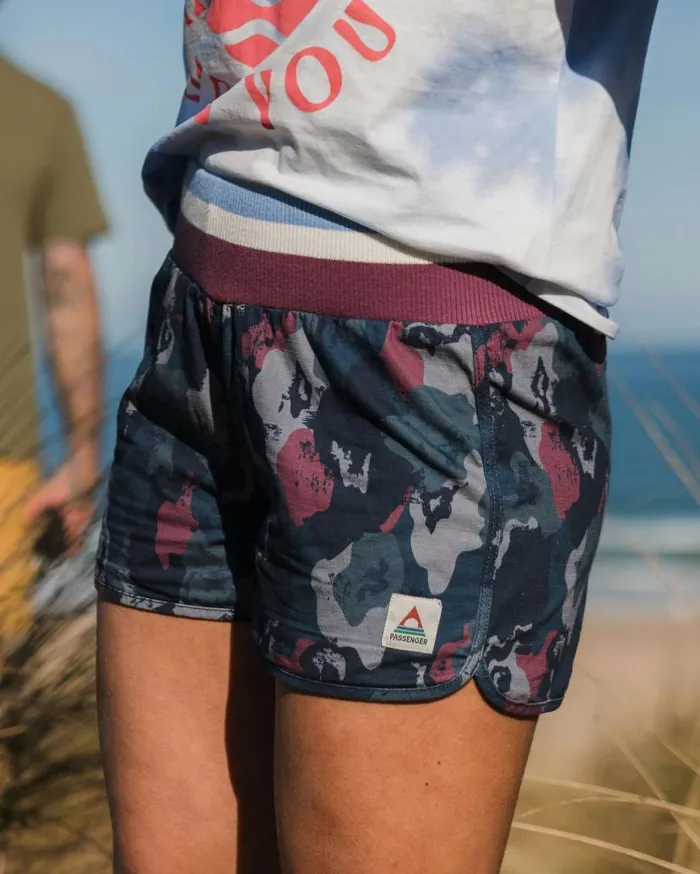 Women Bottoms Passenger Explore All Purpose Shorts Sycamore Camo Sycamore Camo