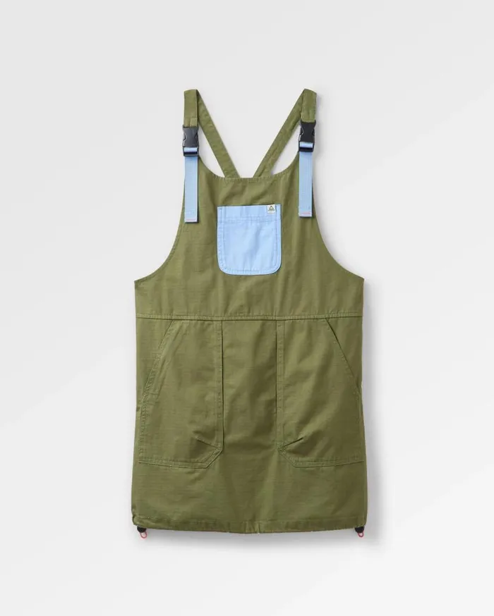 Women Bottoms Passenger Flo Organic Pinafore Dress Khaki Khaki
