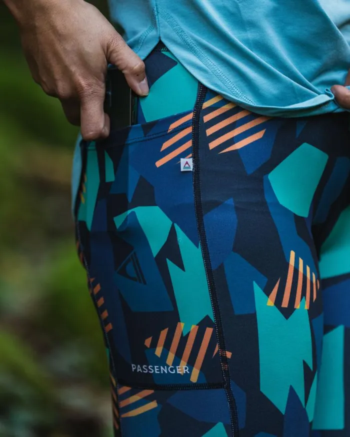 Women Bottoms Passenger Fresh Air 20 Recycled Leggings Deep Navy Camo Deep Navy Camo