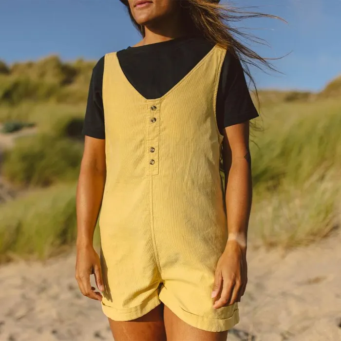 Women Bottoms Passenger Fun Days Recycled Cord Playsuit Jojoba Jojoba