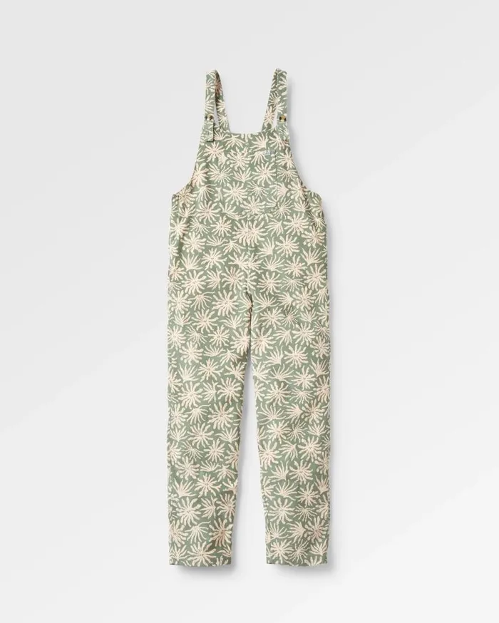 Women Bottoms Passenger Meadows Organic Cotton Cord Dungarees Seaweed Pistachio Seaweed Pistachio