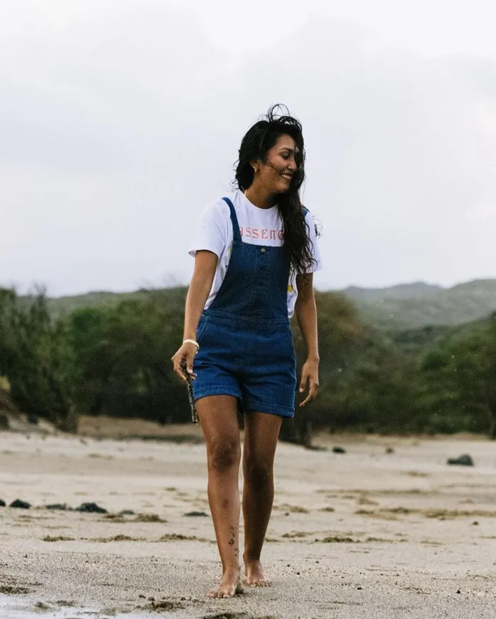 Women Bottoms Passenger Riverside Denim Short Dungarees Washed Denim Washed Denim