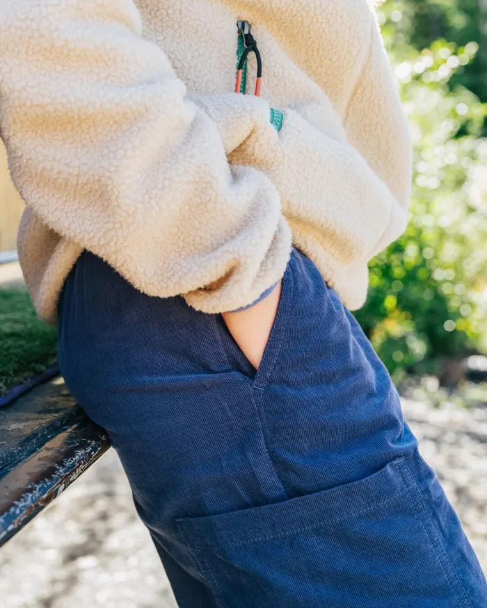 Women Bottoms Passenger Someday 20 Organic Corduroy Crop Trouser Dark Denim Dark Denim