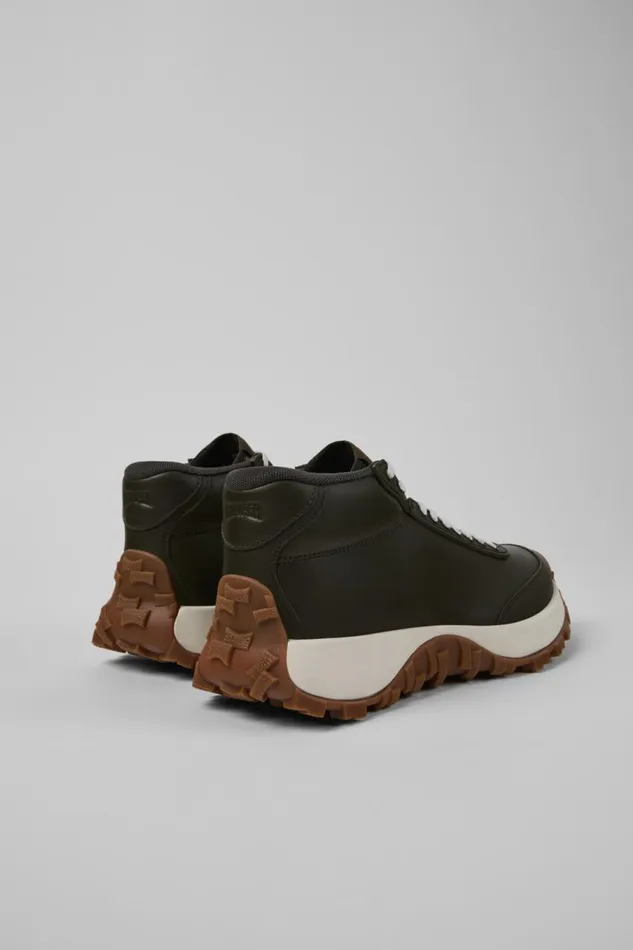 Women Camper Ankle Boots Drift Trail VIBRAM Green Leather Sneakers Women Camper Ankle Boots Drift Trail VIBRAM Green Leather Sneakers