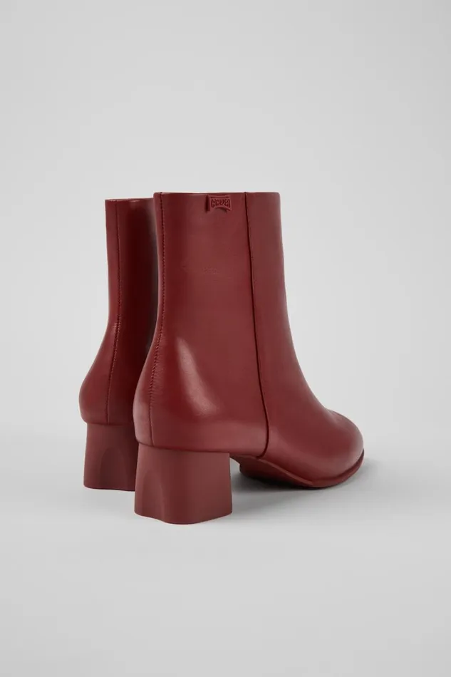 Women Camper Ankle Boots Katie Burgundy Leather Ankle Boots Women Camper Ankle Boots Katie Burgundy Leather Ankle Boots