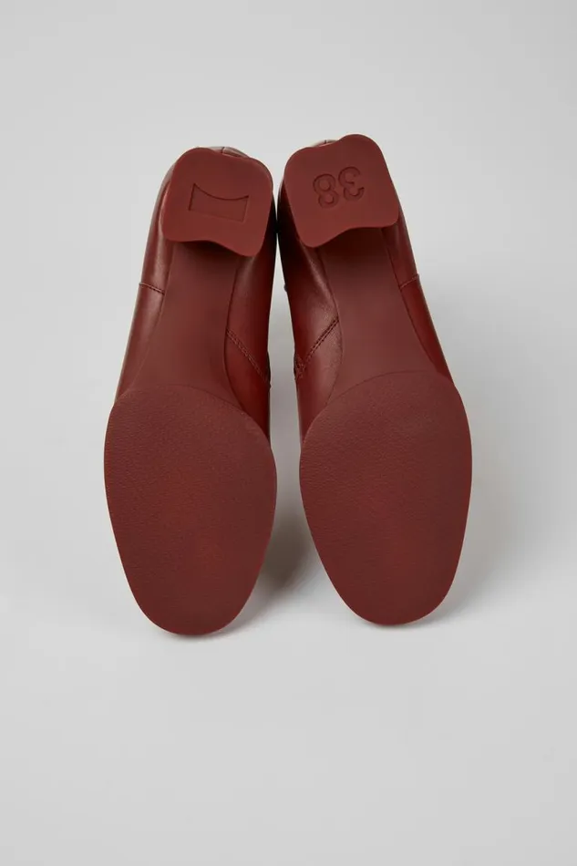 Women Camper Ankle Boots Katie Burgundy Leather Ankle Boots Women Camper Ankle Boots Katie Burgundy Leather Ankle Boots