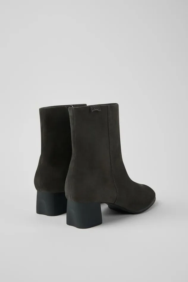 Women Camper Ankle Boots Katie Gray Nubuck Ankle Boots