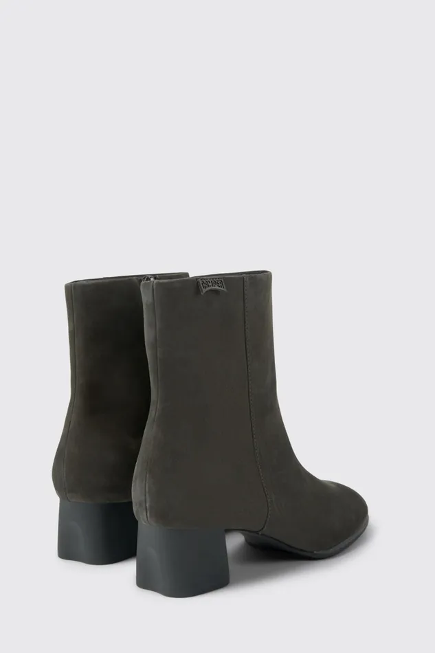 Women Camper Ankle Boots Katie Gray Nubuck Ankle Boots