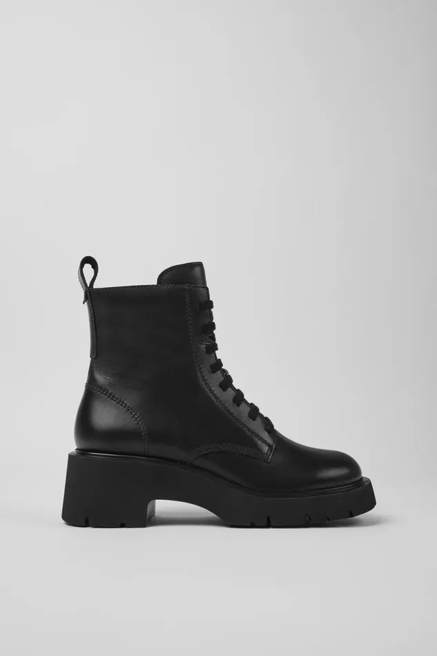 Women Camper Ankle Boots Milah Black Laceup Boots Women Camper Ankle Boots Milah Black Laceup Boots