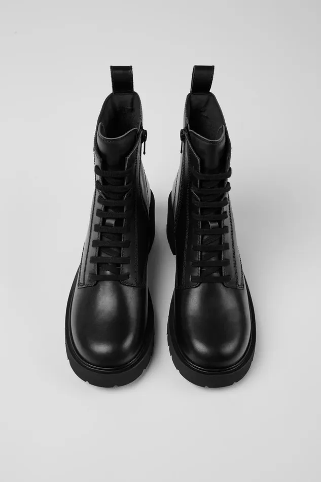 Women Camper Ankle Boots Milah Black Laceup Boots Women Camper Ankle Boots Milah Black Laceup Boots