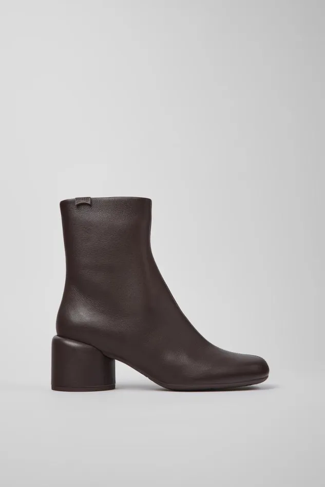 Women Camper Ankle Boots Niki Burgundy Leather Boots Women Camper Ankle Boots Niki Burgundy Leather Boots