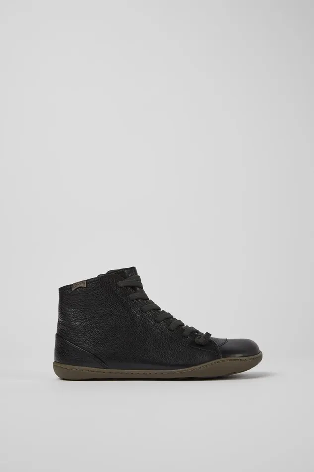 Women Camper Ankle Boots Peu Black Ankle Boot