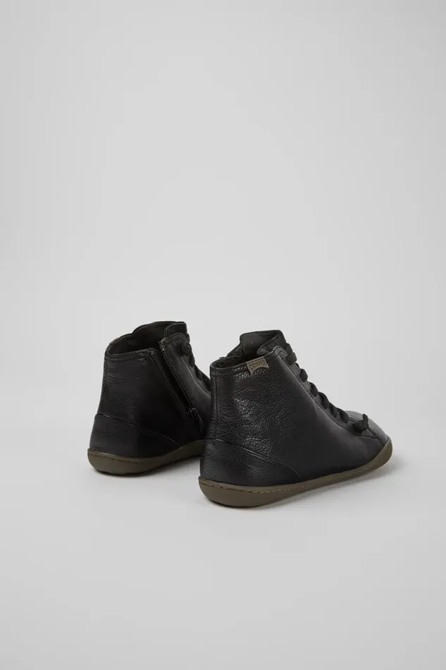 Women Camper Ankle Boots Peu Black Ankle Boot