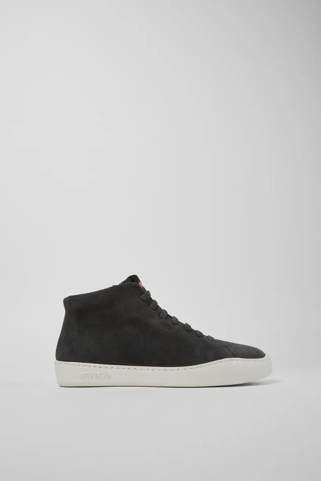 Women Camper Ankle Boots Peu Touring Gray Nubuck Ankle Boots