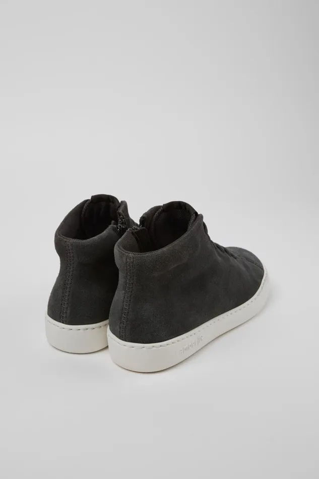 Women Camper Ankle Boots Peu Touring Gray Nubuck Ankle Boots