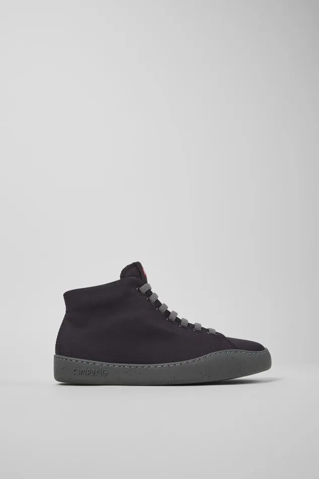 Women Camper Ankle Boots Peu Touring Purple Textile Ankle Boots