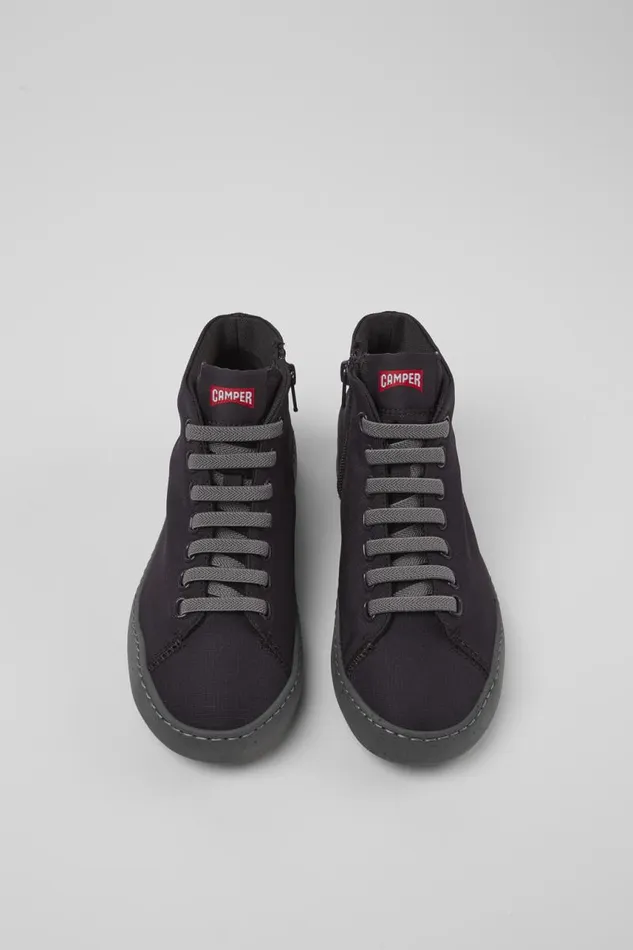 Women Camper Ankle Boots Peu Touring Purple Textile Ankle Boots
