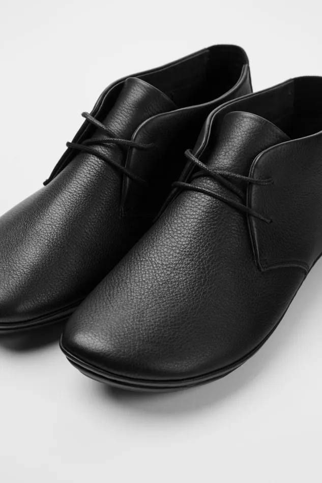 Women Camper Ankle Boots Right Black Ankle Boots
