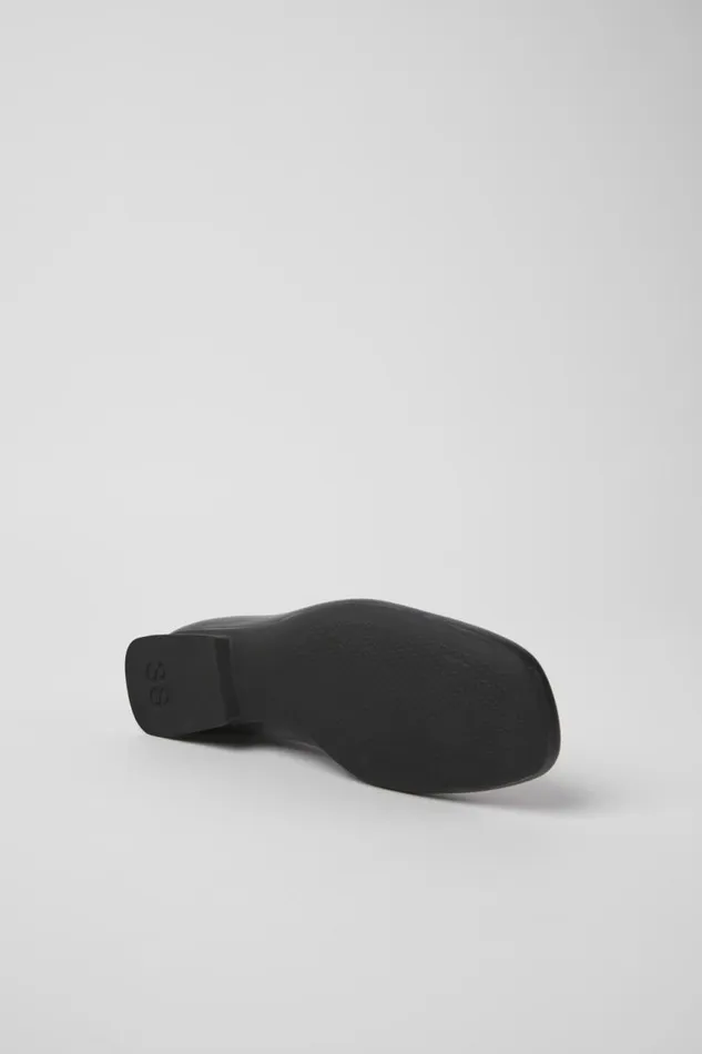 Women Camper Ballerinas Casi Myra Black Leather Moccasins Women Camper Ballerinas Casi Myra Black Leather Moccasins