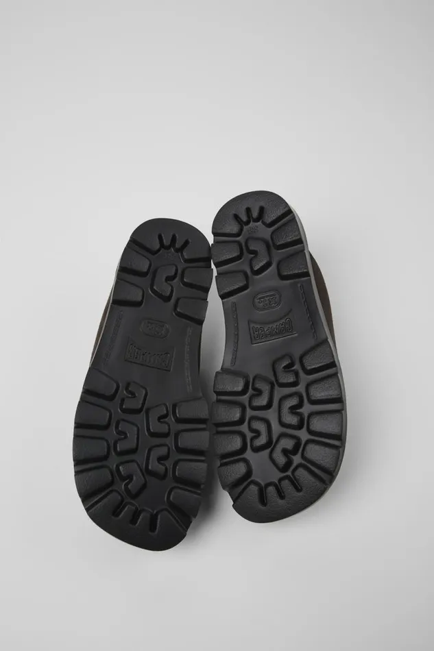 Women Camper Casual Shoes Brutus Sandal Gray Nubuck Clog Women Camper Casual Shoes Brutus Sandal Gray Nubuck Clog