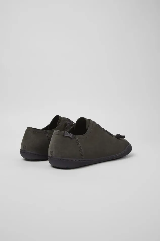 Women Camper Casual Shoes Peu Gray Nubuck Shoes Women Camper Casual Shoes Peu Gray Nubuck Shoes