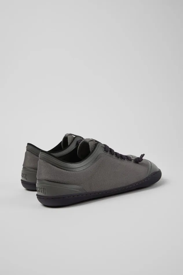 Women Camper Casual Shoes Peu Gray Textile Shoes Women Camper Casual Shoes Peu Gray Textile Shoes