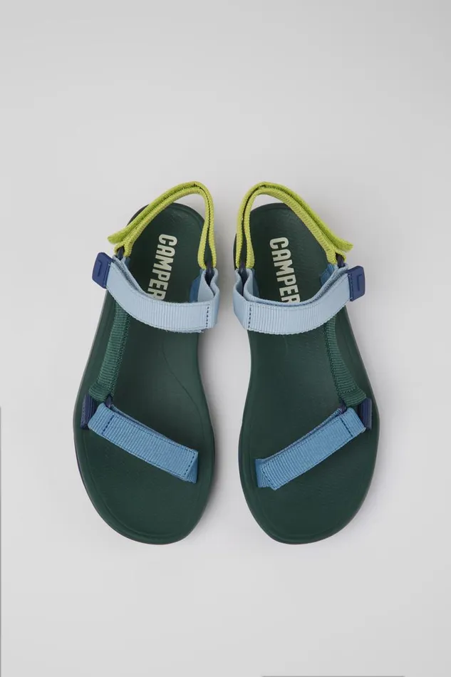 Women Camper Non Leather Shoes Match Multicolored Textile Sandals Women Camper Non Leather Shoes Match Multicolored Textile Sandals