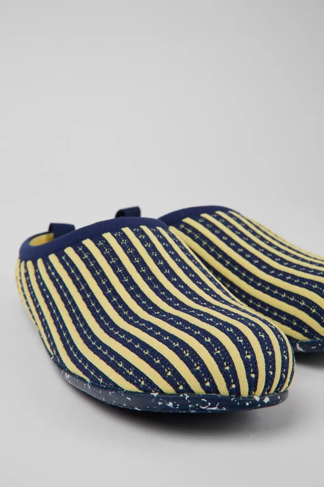 Women Camper Non Leather Shoes Wabi Multicolored Slippers