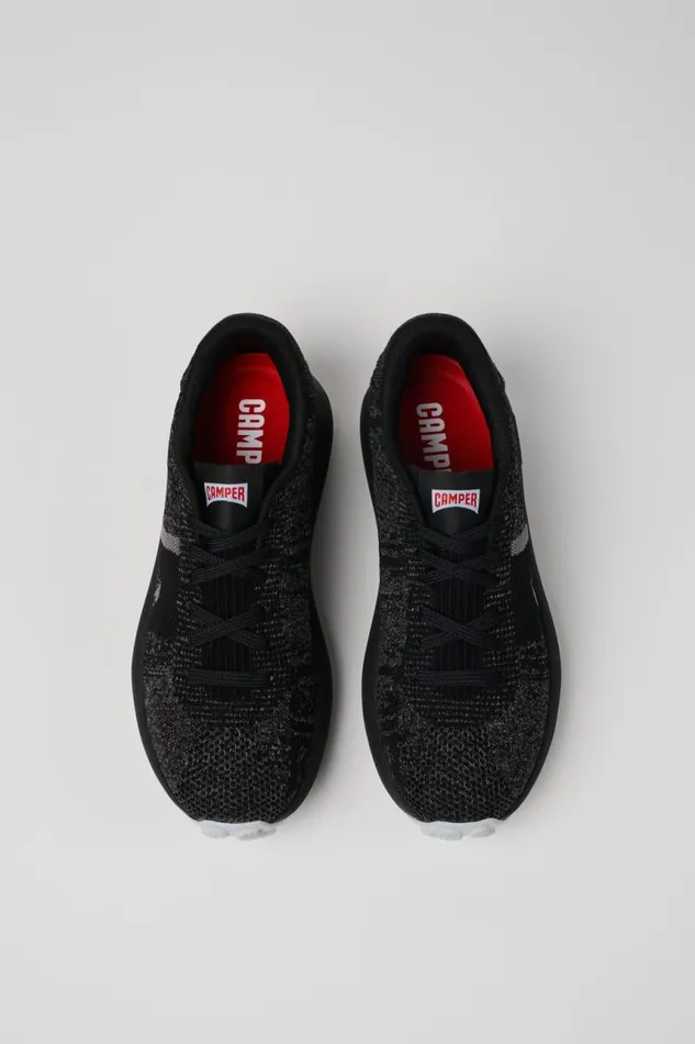 Women Camper Sneakers Pelotas Athens Black Textile Sneaker Women Camper Sneakers Pelotas Athens Black Textile Sneaker
