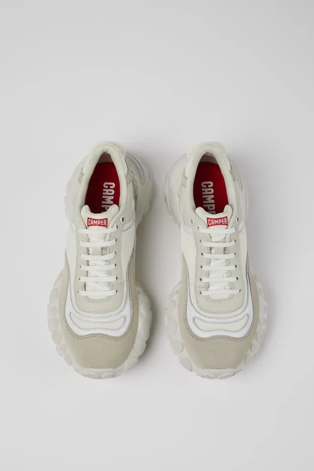 Women Camper Sneakers Pelotas Mars Multicolored TextileLeather Sneaker