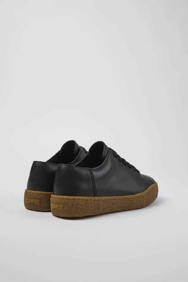 Women Camper Sneakers Peu Terreno Black Leather Sneakers Women Camper Sneakers Peu Terreno Black Leather Sneakers