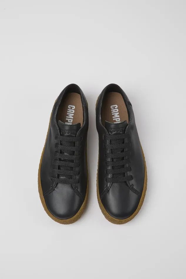 Women Camper Sneakers Peu Terreno Black Leather Sneakers Women Camper Sneakers Peu Terreno Black Leather Sneakers